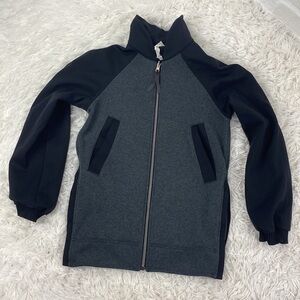 Lululemon Both Ways Bomber Heathered Black / Black